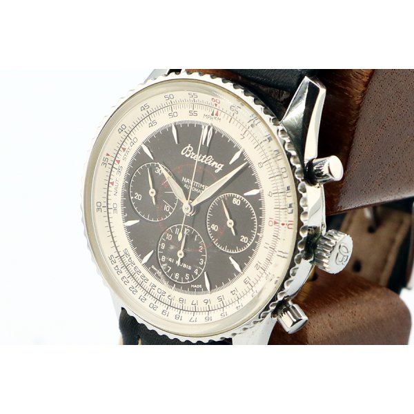 ブライトリング　ナビタイマー　モンブリラン　Ａ３００３０　黒／銀文字盤　サイド拡大