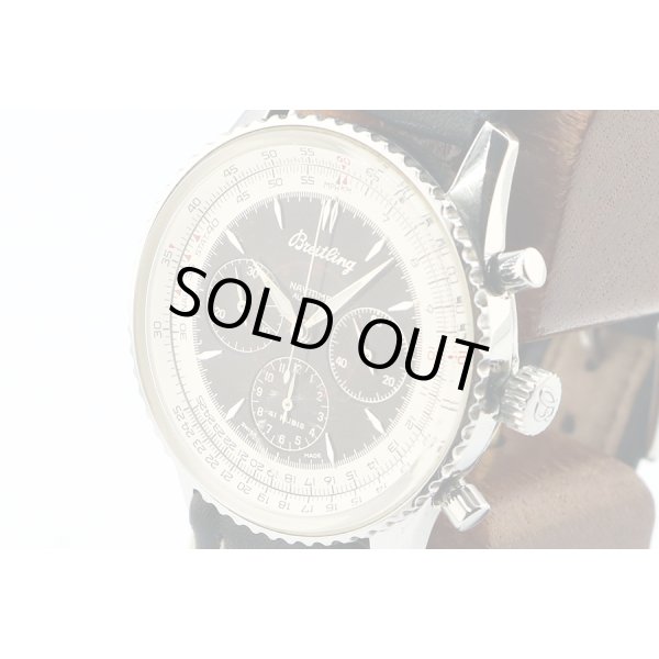 ブライトリング　ナビタイマー　モンブリラン　Ａ３００３０　黒／銀文字盤　サイド拡大