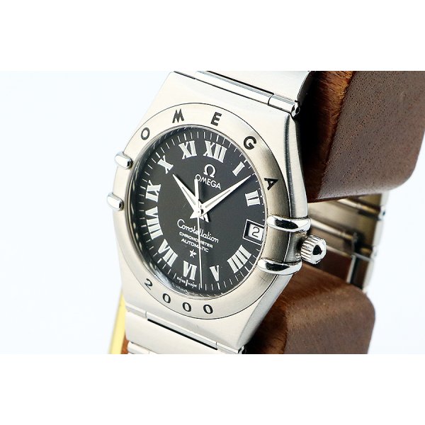 オメガ　コンステレーション　１５０４．５０　黒文字盤　２０００年限定　サイド拡大