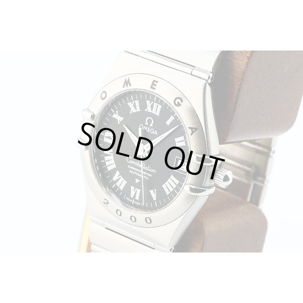 オメガ　コンステレーション　１５０４．５０　黒文字盤　２０００年限定　サイド拡大