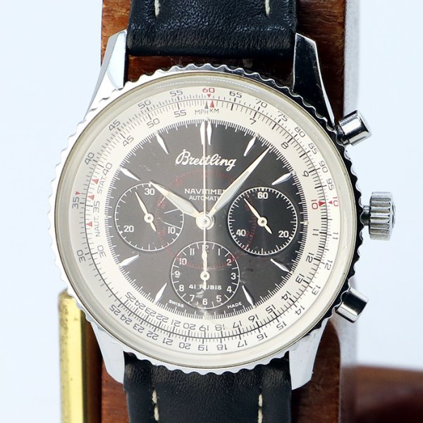 ブライトリング　ナビタイマー　モンブリラン　Ａ３００３０　黒／銀文字盤