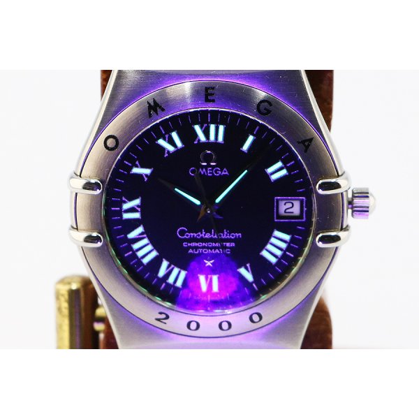 オメガ　コンステレーション　１５０４．５０　黒文字盤　２０００年限定　ライト