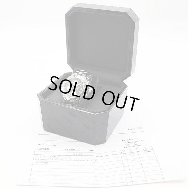 ブライトリング　クロノシャーク　Ａ１３０６１　黒文字盤　銀インダイアル　箱