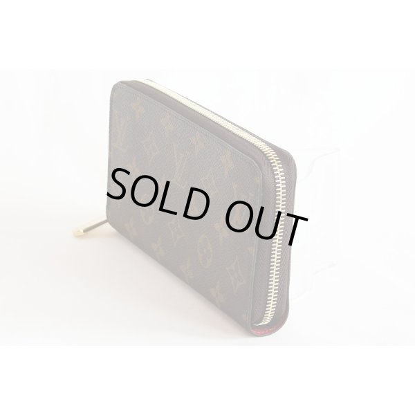 ルイ・ヴィトン　ジッピー・ウォレット M41895 フューシャ　サイド