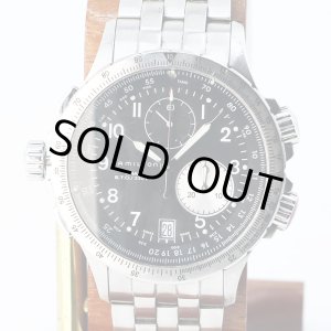 画像: ハミルトン　カーキＥＴＯ　クロノグラフ　Ｈ７７６１２１　黒文字盤