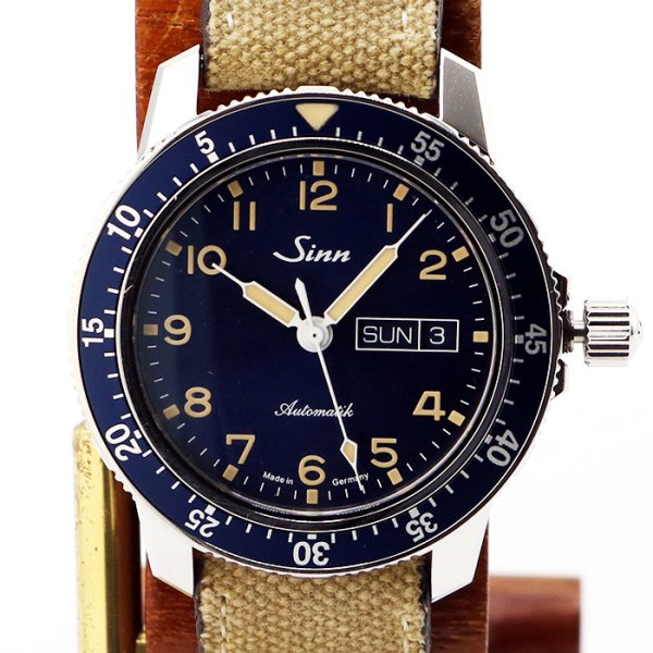 ジン　パイロットウォッチ　１０４　１０４．ＳＴ．ＳＡ．Ａ　青文字盤