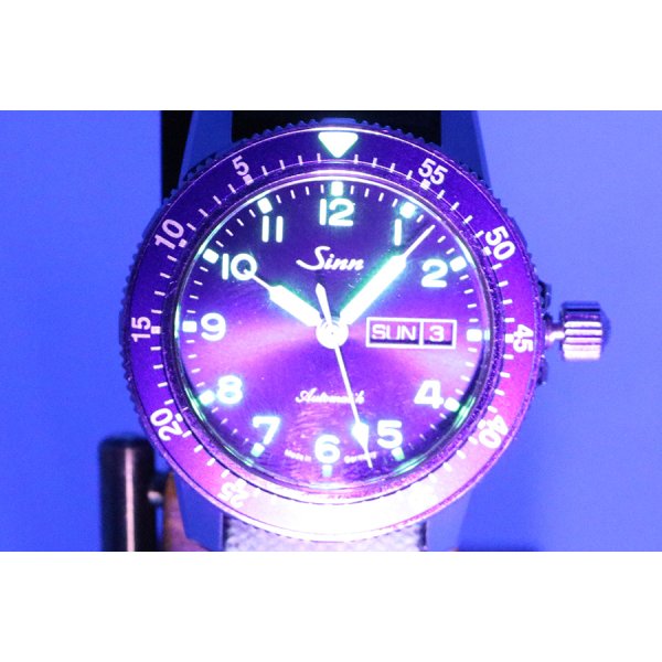 ジン　パイロットウォッチ　１０４　１０４．ＳＴ．ＳＡ．Ａ　青文字盤　ライト