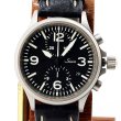 ジン　７５６　クロノグラフ　黒文字盤