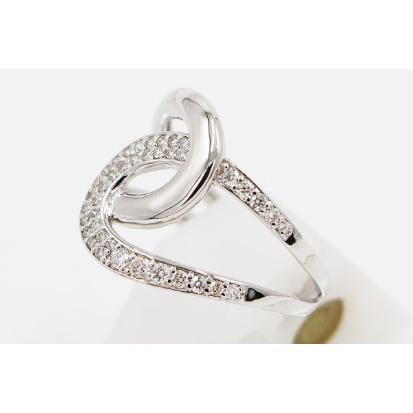 PT900 ダイアイリリング 0.30ct 4.90g　サイド