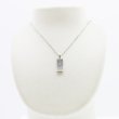 PT900/850 ダイアイリペンダントネックレス 1.08ct 7.90g　装着イメージ