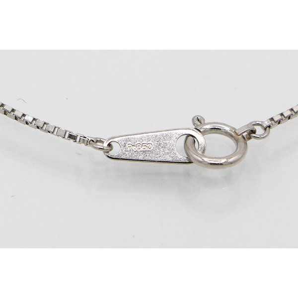 PT900/850 ダイアイリペンダントネックレス 1.08ct 7.90g　刻印