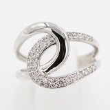 画像: PT900 ダイアイリリング 0.30ct 4.90g