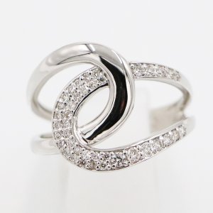 画像: PT900 ダイアイリリング 0.30ct 4.90g