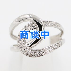 画像: PT900 ダイアイリリング 0.30ct 4.90g
