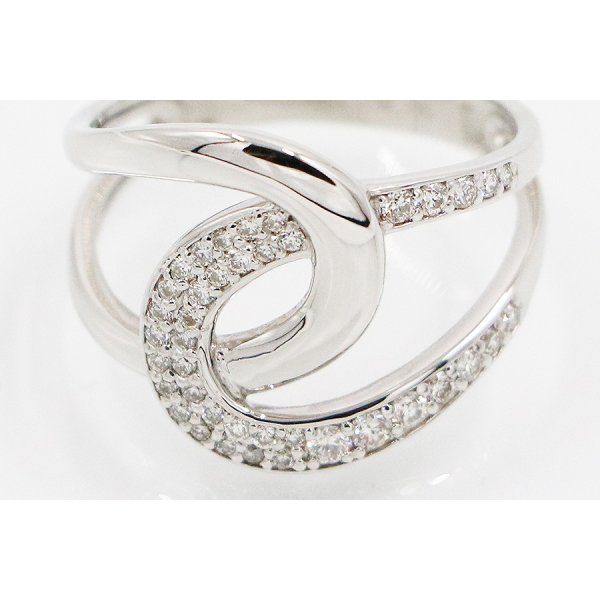 PT900 ダイアイリリング 0.30ct 4.90g　拡大