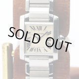 画像: カルティエ　タンクフランセーズＳＭ　２３８４　白文字盤