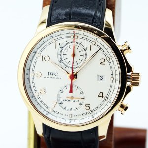 画像: ＩＷＣ　ポルトギーゼ　ヨットクラブ　ＩＷ３９０５０１　銀文字盤
