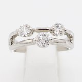 画像: PT900 ダイアイリリング 1.00ct 7.60g