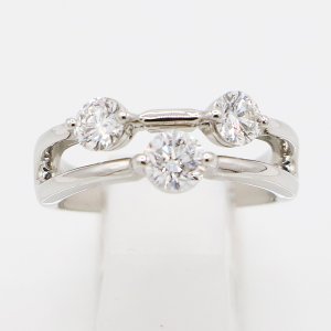 画像: PT900 ダイアイリリング 1.00ct 7.60g