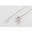 PT900/850 モルガナイトダイアイリペンダントネックレス 0.74ct 0.39ct 4.20g　留め具外したイメージ