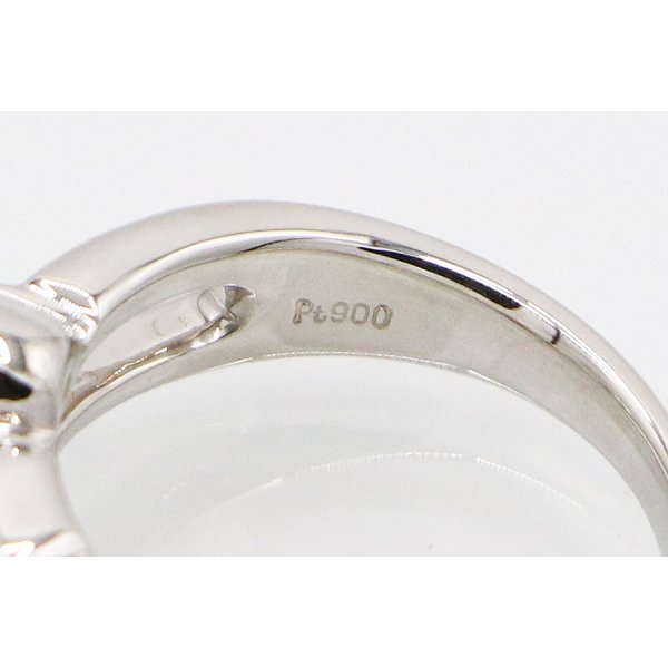 PT900 ダイアイリリング 1.00ct 7.60g　刻印