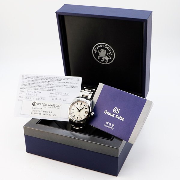 ＳＢＧＲ２７１　銀文字盤 ９Ｓ６５－００Ｂ０　箱・保証書