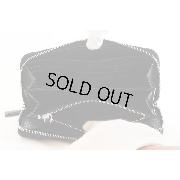 プラダ　ジップアラウンド長財布 2ML317 ブラック　中身