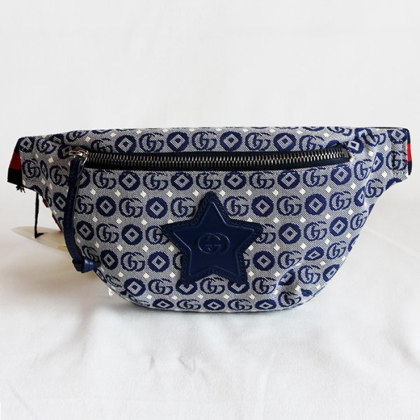 グッチ　GGスプリーム チルドレンズ ボディバック 502095 527066 ブルー