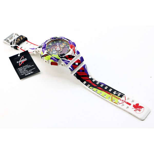 カシオ　Ｇショック　ＧＡ－１１０ＥＶＥ３０　エヴァンゲリオン３０周年限定　ラバーベルト状態　表面