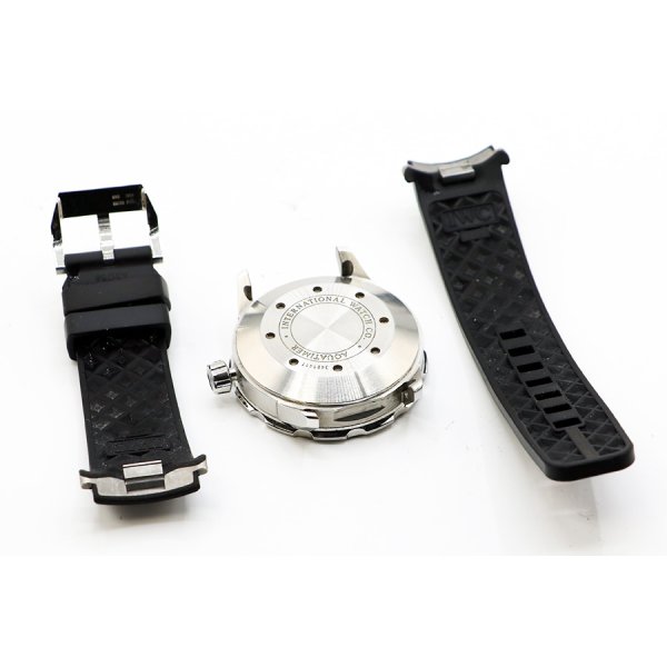 ＩＷＣ　アクアタイマー２０００　ＩＷ３５６８０６　白文字盤　裏面拡大
