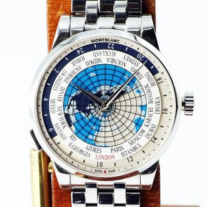 画像: モンブラン　ヘリテージスピリット オルビステラルム　１１２３０８　世界地図文字盤