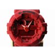 カシオ　Ｇショック　ＧＡ－７３５Ｃ－４ＡＪＲ　レッドアウト　３５周年限定　表面拡大