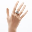 星の砂　PT900 ダイアイリリング 1.06ct 12.70g　装着イメージ