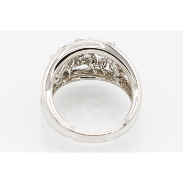 星の砂　PT900 ダイアイリリング 1.06ct 12.70g　内側