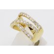翁淳 jun okina K18 ダイアイリリング 1.28ct 7.10g　サイド