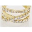 翁淳 jun okina K18 ダイアイリリング 1.28ct 7.10g　拡大