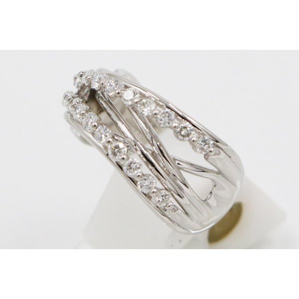 PT900 ダイアイリリング 0.70ct 12.10g　サイド