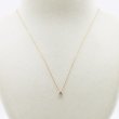 ４℃　K18PG ダイアイリペンダントネックレス1.00g　装着イメージ