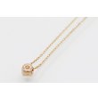４℃　K18PG ダイアイリペンダントネックレス1.00g　裏面