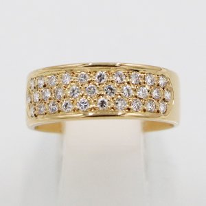 画像: K18 ダイアイリリング 0.40ct 5.00g