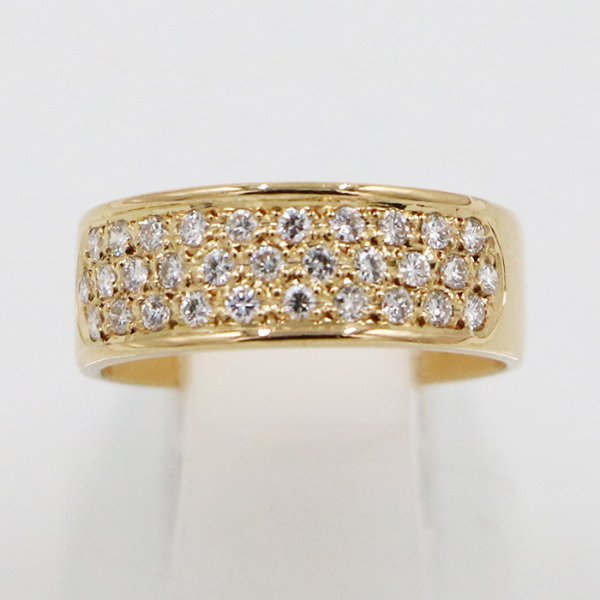 K18 ダイアイリリング 0.40ct 5.00g