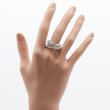 PT900 ダイアイリリング 0.70ct 12.10g　装着イメージ