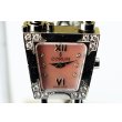 コルム　トラピーズ１３７．４１５．４７　ピンクシェル文字盤　Ｄベゼル　表面拡大