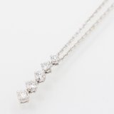 画像: ミキモト　K18WG ダイアイリペンダントネックレス 0.28ct 3.60g
