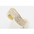 ミキモト　K18 ダイアイリリング 0.62ct 8.50g　サイド