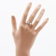 ミキモト　PT950 ダイアイリリング 0.26ct 8.70g　装着イメージ