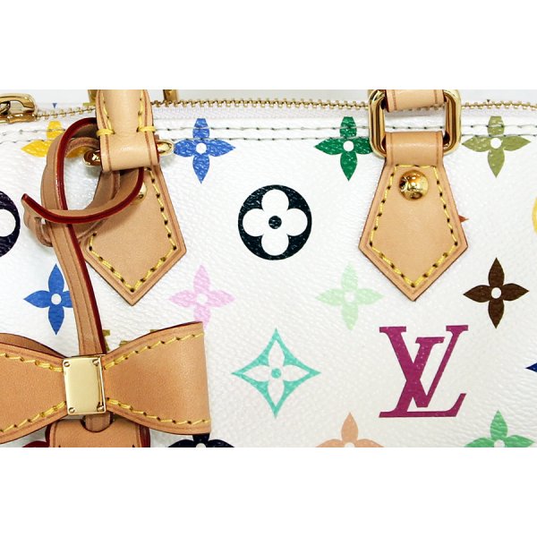 ルイ・ヴィトン　LV × TM ナノ・スピーディ M13391 マルチカラー　表面拡大