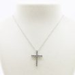 デビアス　PT950/850 ダイアイリペンダントネックレス 1.29ct 6.60g　装着イメージ