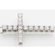 デビアス　PT950/850 ダイアイリペンダントネックレス 1.29ct 6.60g　拡大