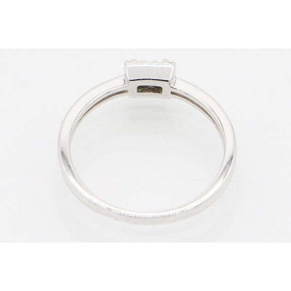 ヴァンドーム　K18WGダイアイリリング 0.10ct 2.60g　内側